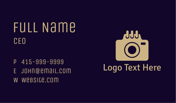 Photo Journalist Photographer Business Card Design Image Preview