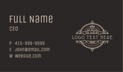 Coffee Roaster Bistro Business Card Image Preview