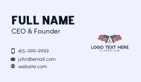 America Country Flag Business Card Preview
