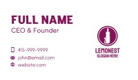 Purple Cat Winery Business Card Design