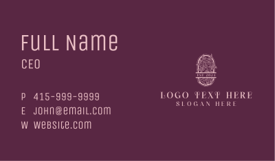 Elegant Flower Garden  Business Card Image Preview