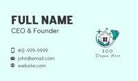 Eco Broom House Business Card Image Preview