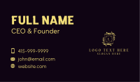 Academy Wreath Shield Business Card Image Preview