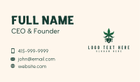Organic Marijuana Lady Business Card Image Preview