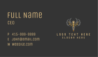 Gold Caduceus Wreath Business Card Image Preview