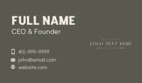 Feminine Stylist Wordmark Business Card Image Preview