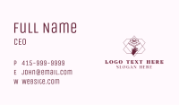 Flower Beauty Hand Business Card Image Preview
