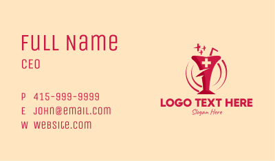 Medical Healthy Drink Business Card Image Preview