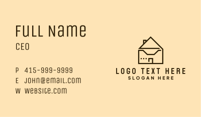 Residential House Mail Business Card Image Preview