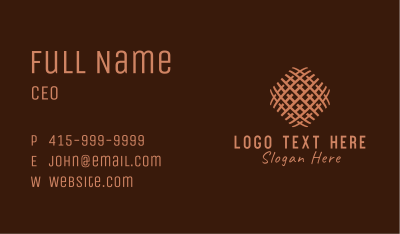 Native Textile Handcraft Business Card