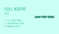 Creative Mural Wordmark Business Card Image Preview