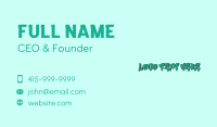 Creative Mural Wordmark Business Card Image Preview