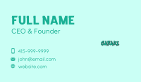 Creative Mural Wordmark Business Card Image Preview