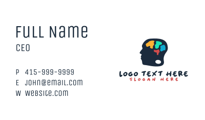 Creative Imagination Head Business Card Image Preview