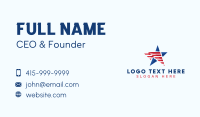 Star Flag America Business Card Preview