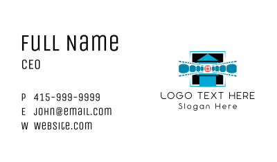 Lighthouse Movie Reel Business Card Image Preview