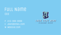 Urban Graffiti Letter A Business Card Image Preview