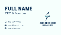 Lightning Power Monoline Business Card Image Preview