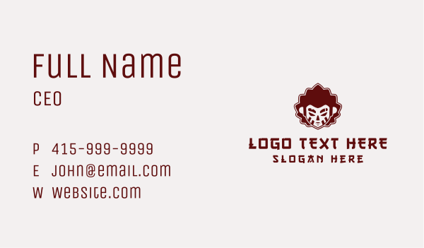 Male Gaming Avatar Business Card Design Image Preview