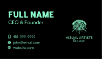 Green Digital Eye  Business Card Image Preview