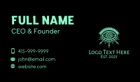 Green Digital Eye  Business Card Design