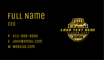 Automotive Car Mechanic Business Card Image Preview