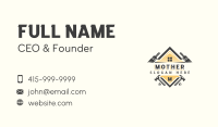 Roofing Construction Carpentry Business Card Image Preview