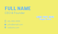 Toddler Parenting Childcare Business Card Image Preview
