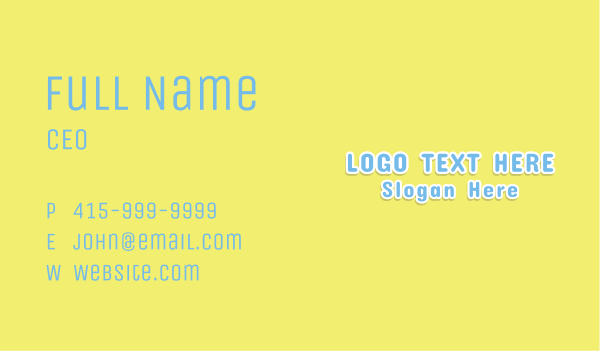 Toddler Parenting Childcare Business Card Design Image Preview