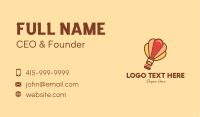 Burger Balloon  Business Card Image Preview