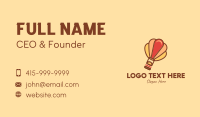 Burger Balloon  Business Card Image Preview