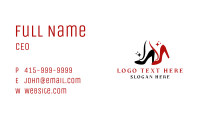 Sexy Lady Heels Shoes Business Card Image Preview