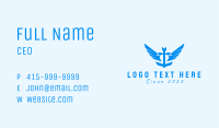 Anchor Wing Emblem Business Card Image Preview