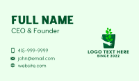 Gardening Hand Pot Business Card Image Preview