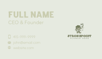 Retro Smoker Cannabis Business Card Image Preview