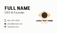 Futuristic Soccer Ball Business Card Image Preview