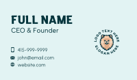 Pomeranian Dog Grooming Business Card Design