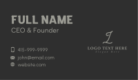 Luxury Business Firm Letter Business Card Design