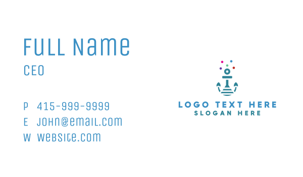 Anchor Lab Business Card Design Image Preview