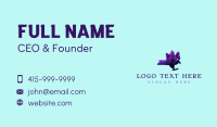 Lilac Flower Petals Business Card Preview