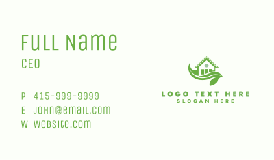 Lawn Backyard Landscaping Business Card Image Preview