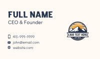 Outdoor Mountain Adventure Business Card Image Preview