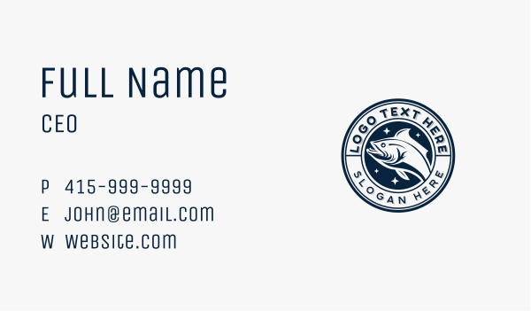 Bait and Tackle Fishery Business Card Design Image Preview