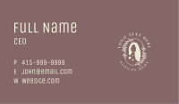 Organic Beauty Hair Salon Business Card Image Preview