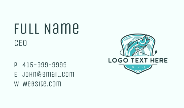 Fishing Hook Marine Business Card Design Image Preview