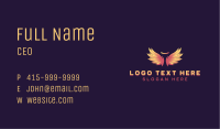 Angelic Wings Memorial Business Card Image Preview