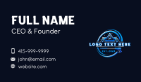 Pressure Wash Clean Roof Business Card Image Preview