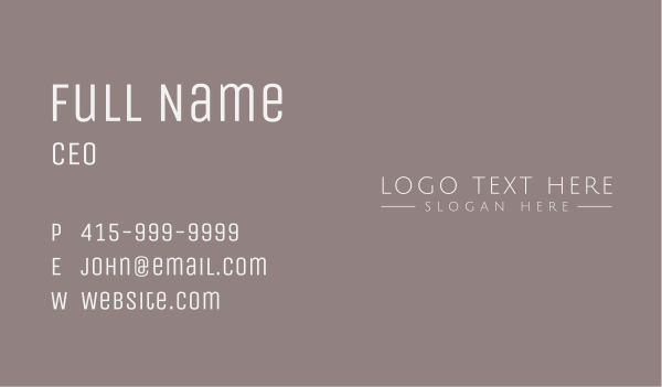 Beauty Luxury Wordmark Business Card Design Image Preview