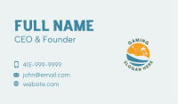 Beach Resort Travel Business Card Image Preview