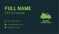 Green Fruit Delivery  Business Card Image Preview